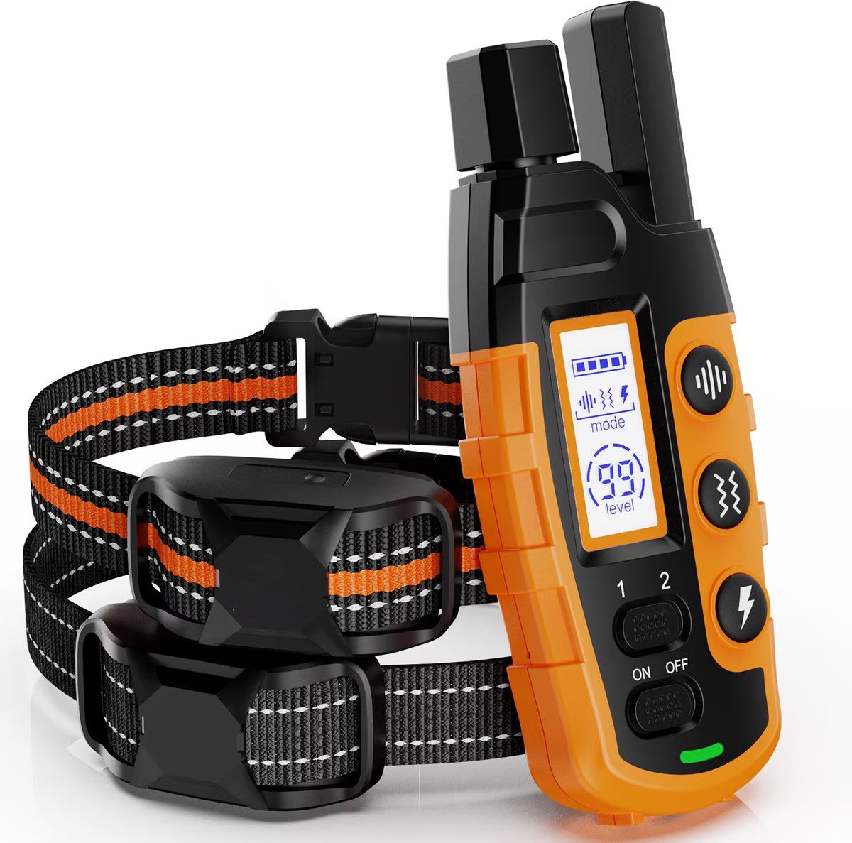 Remote Waterproof Dog Training Collar, 3300-ft,1/2 count