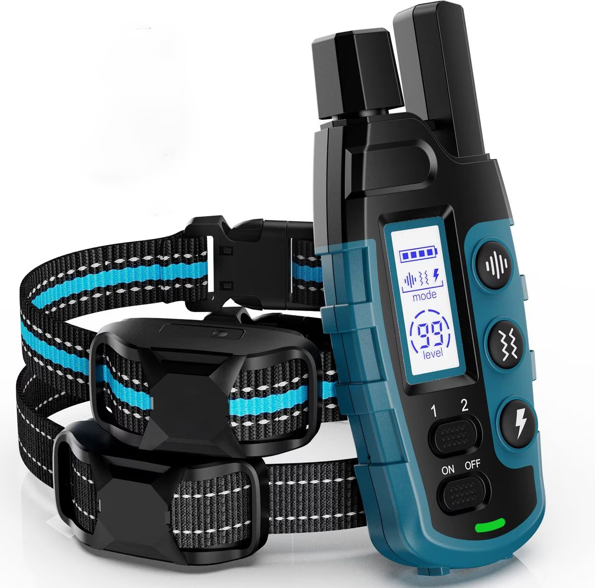 Remote Waterproof Dog Training Collar, 3300-ft,1/2 count