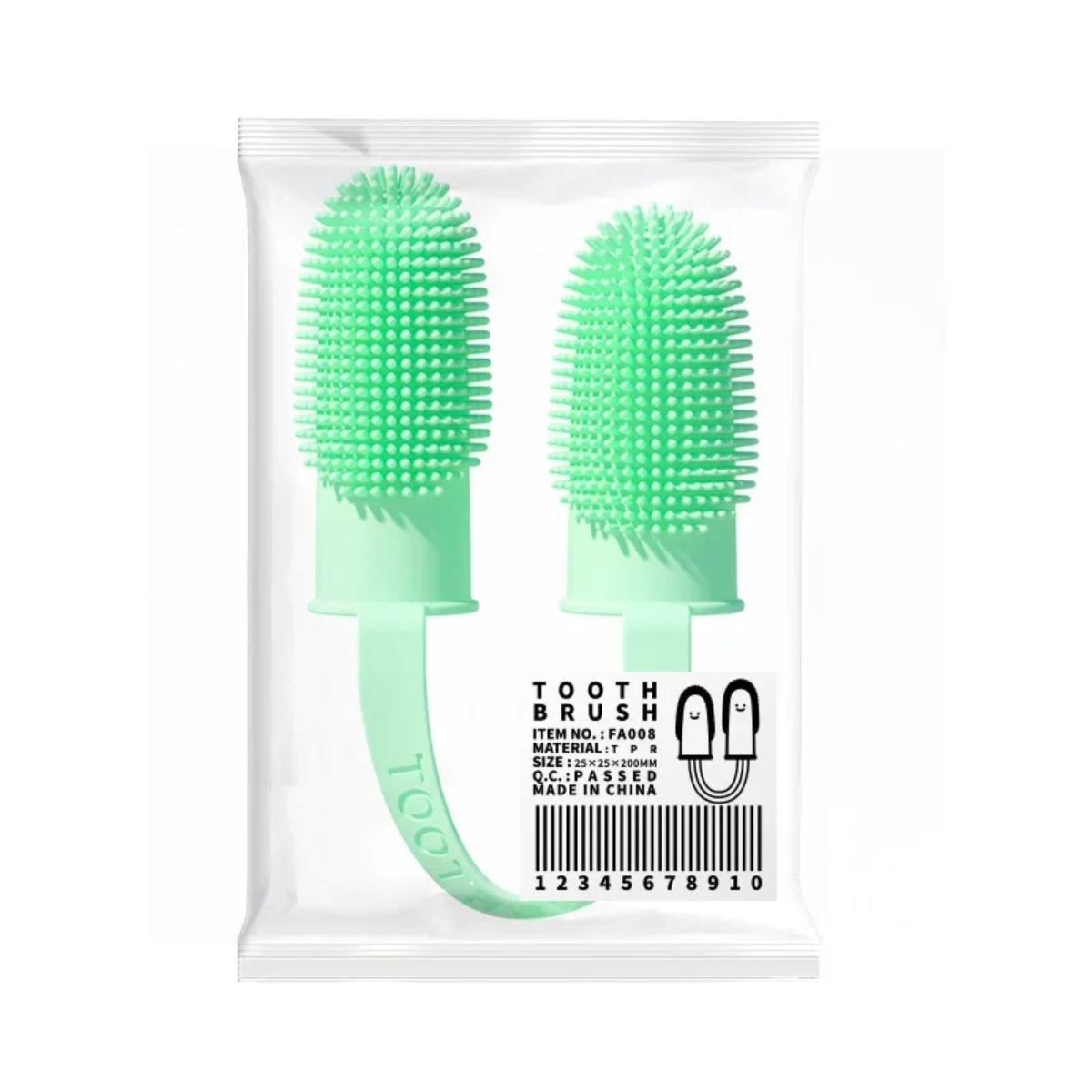 Double Finger Soft Toothbrush