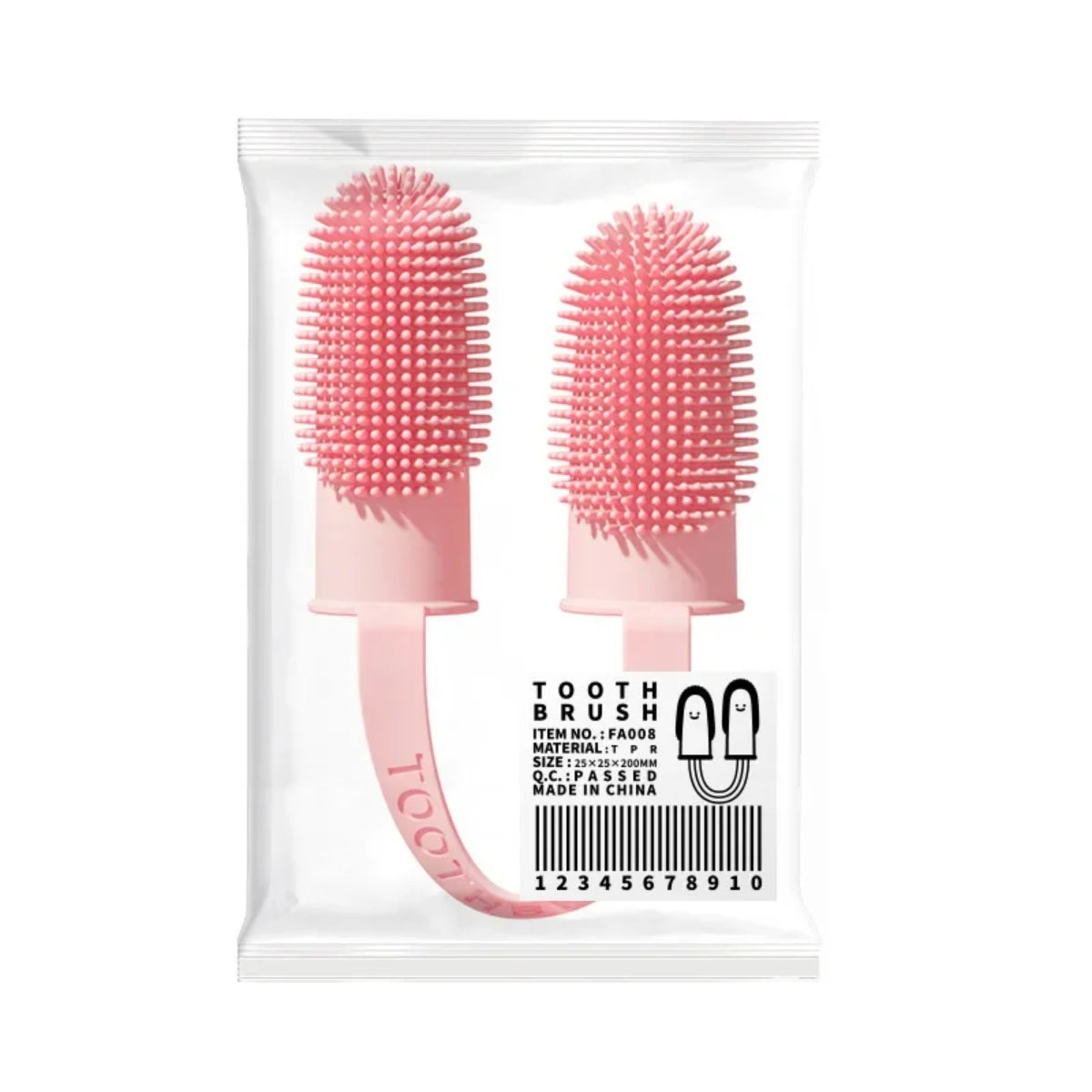 Double Finger Soft Toothbrush