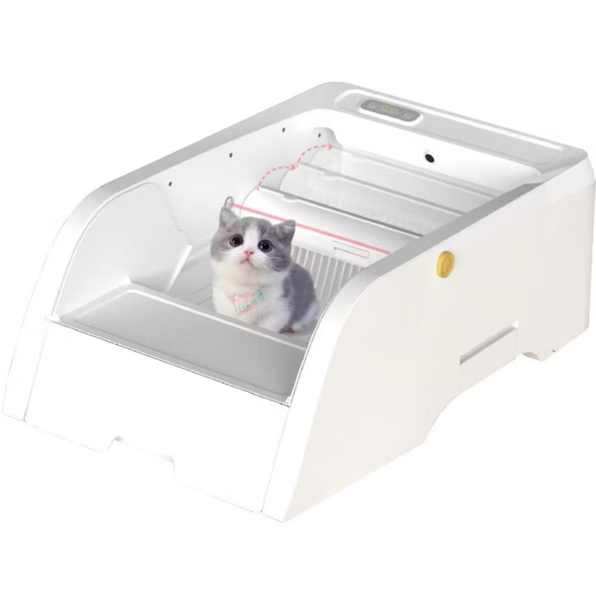 Smart Cat Litter Box Cat Litter Box Wide Opening